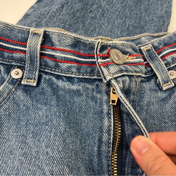 Tommy Hilfiger | Y2K Star Perfect T Jeans Medium Wash Faded Denim Cotton 6 - Picture 4 of 12